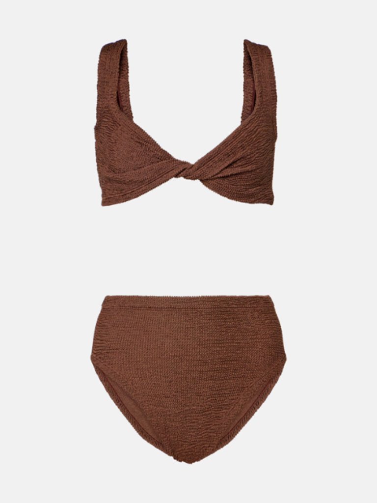 Hunza G Bikini - Metallic Chocolate
